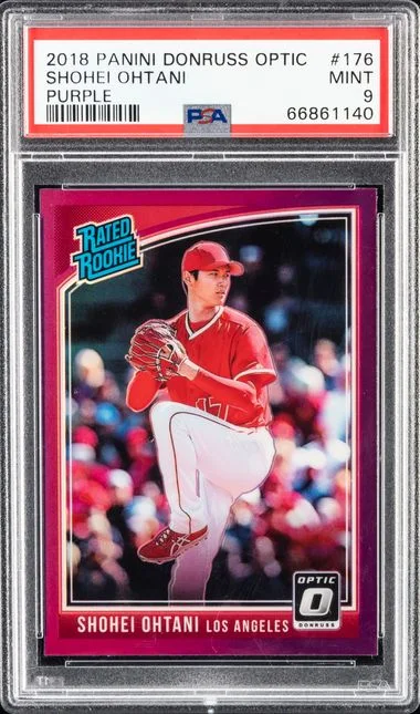 2018 Panini Donruss Optic Shohei Ohtani #176 card image