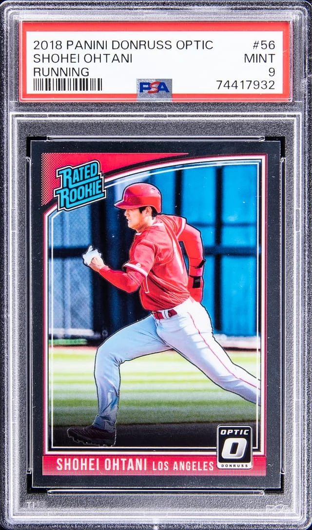 2018 Panini Donruss Optic Shohei Ohtani #56 card image