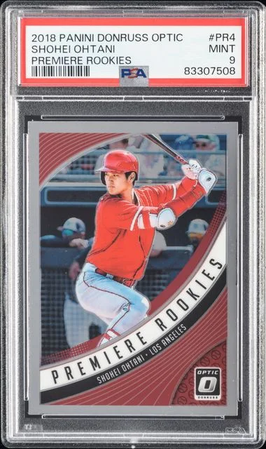 2018 Panini Donruss Optic Shohei Ohtani Premiere Rookies #PR4 card image