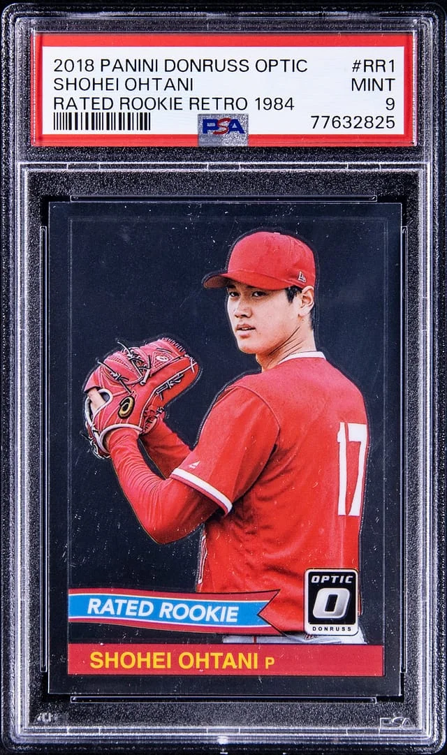 2018 Panini Donruss Optic Shohei Ohtani Rated Retro 1984 #RR1 card image