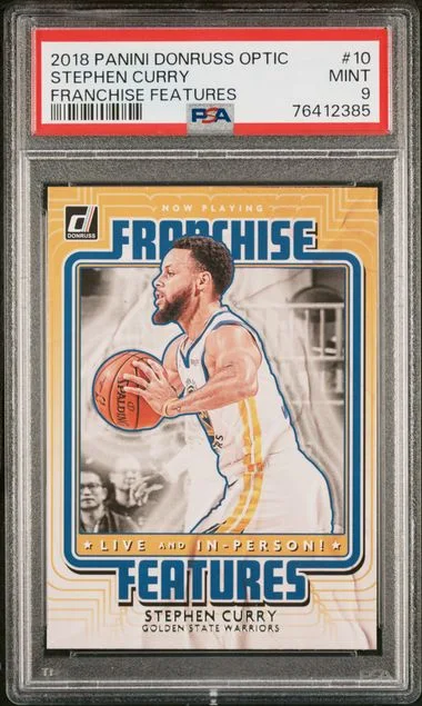 2018 Panini Donruss Optic Stephen Curry Franchise Features #10 card image