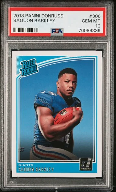 2018 Panini Donruss Saquon Barkley #306 card image