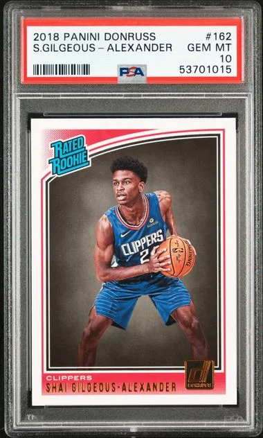 2018 Panini Donruss Shai Gilgeous-Alexander #162 card image