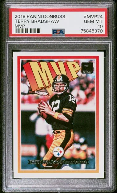 2018 Panini Donruss Terry Bradshaw MVP #MVP24 card image