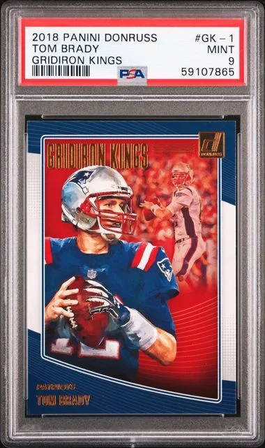 2018 Panini Donruss Tom Brady Gridiron Kings #Gk-1 card image