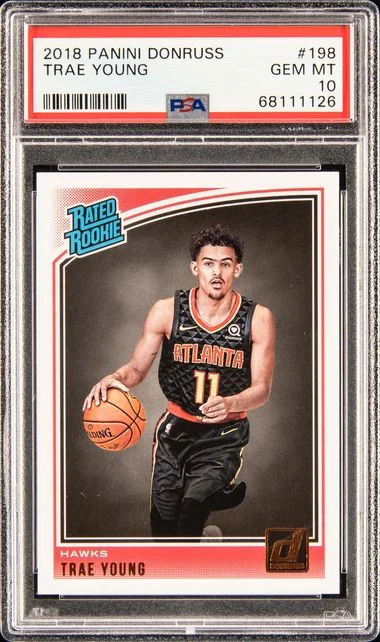 2018 Panini Donruss Trae Young #198 card image