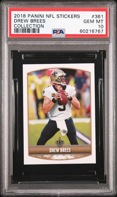 2018 Panini Drew Brees NFL Stickers Collection #361 card image