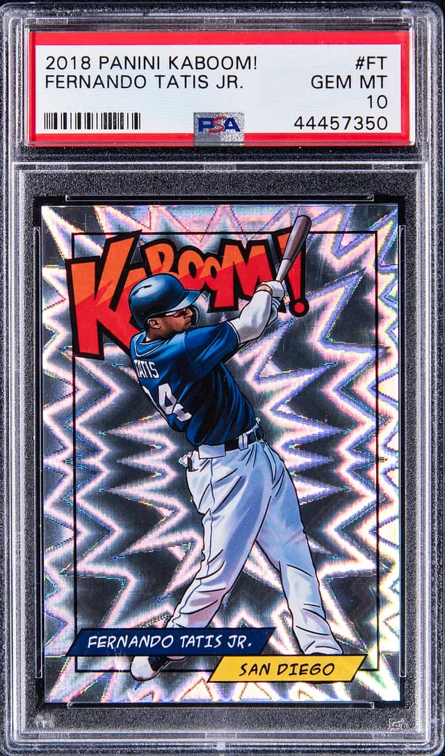 2018 Panini Fernando Tatis Jr. Kaboom! #K-FT card image