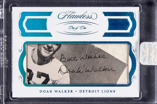 2018 Panini Flawless Doak Walker Cuts #CU-DW card image
