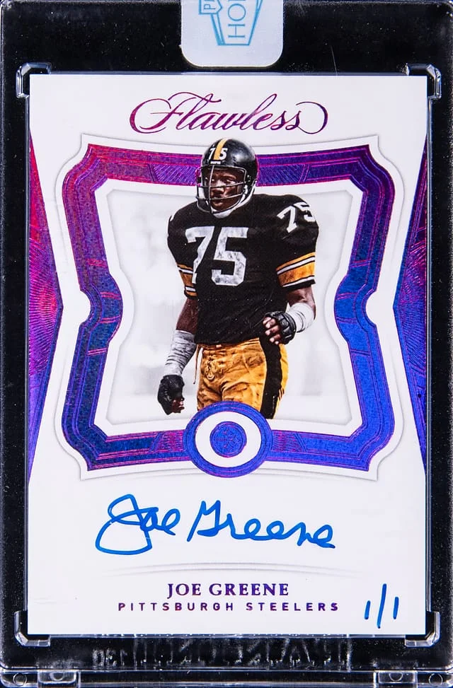 2018 Panini Flawless Joe Greene Panini Honors Recollection 2022 #FS-JG card image