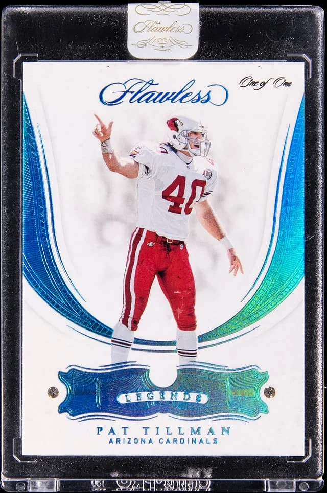 2018 Panini Flawless Pat Tillman - Panini Encased Legends #75 card image
