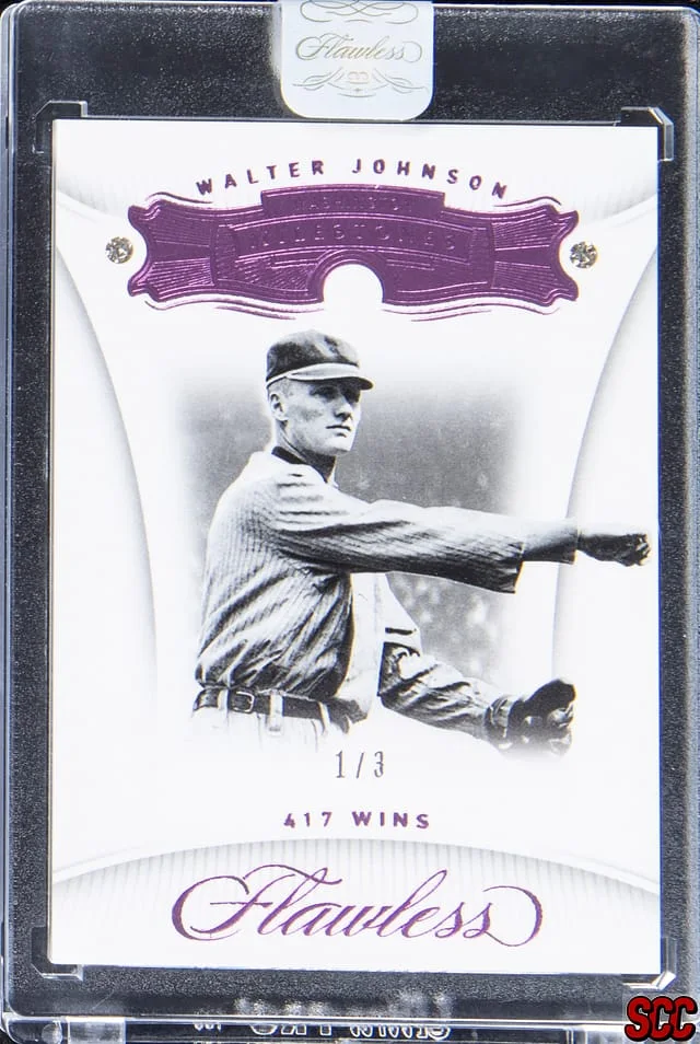 2018 Panini Flawless Walter Johnson #64 card image