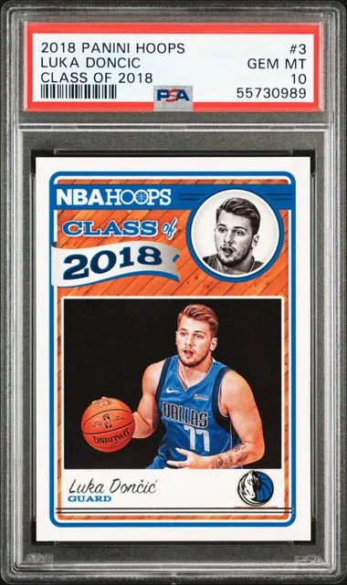 2018 Panini Hoops 3 Luka Doncic Class Of #2018 card image