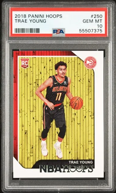 2018 Panini Hoops Trae Young #250 card image
