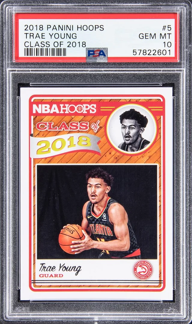 2018 Panini Hoops Trae Young Class of 2018 #5 card image