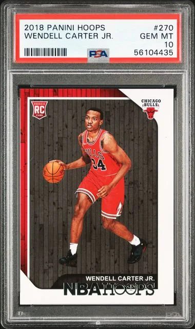 2018 Panini Hoops Wendell Carter Jr. #270 card image