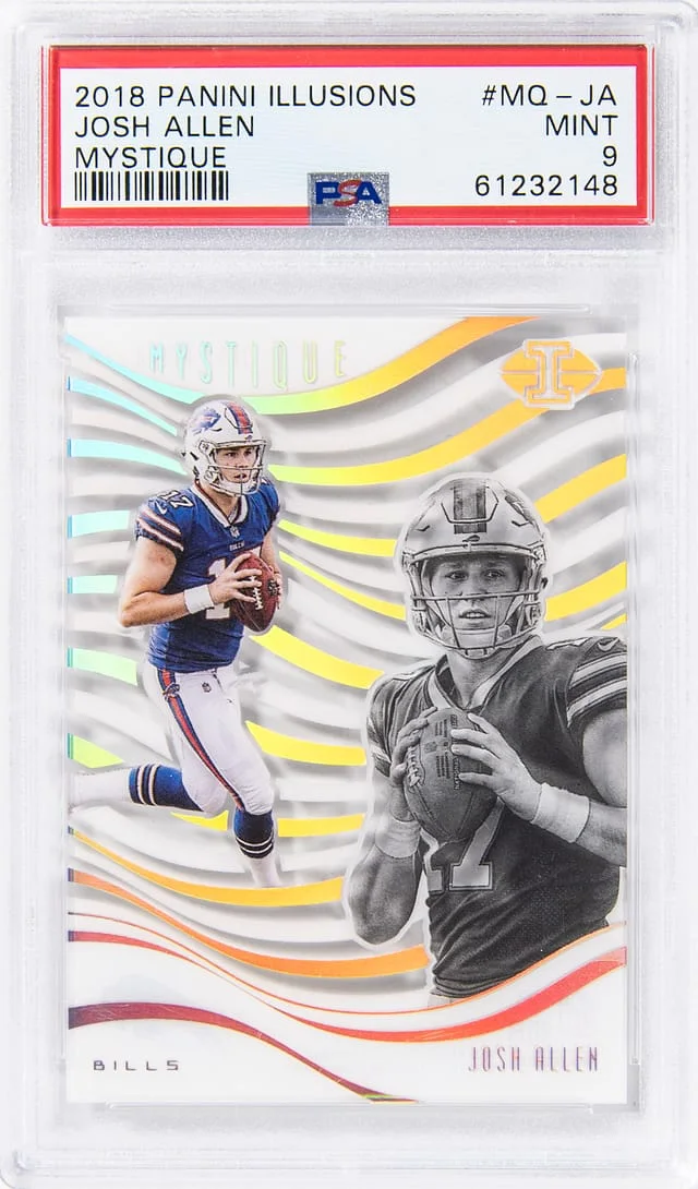 2018 Panini Illusions Josh Allen Mystique #MQ-JA card image