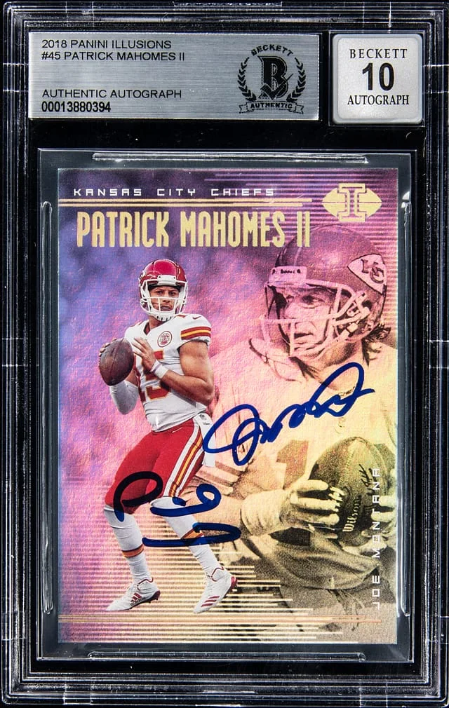 2018 Panini Illusions Patrick Mahomes II #45 card image