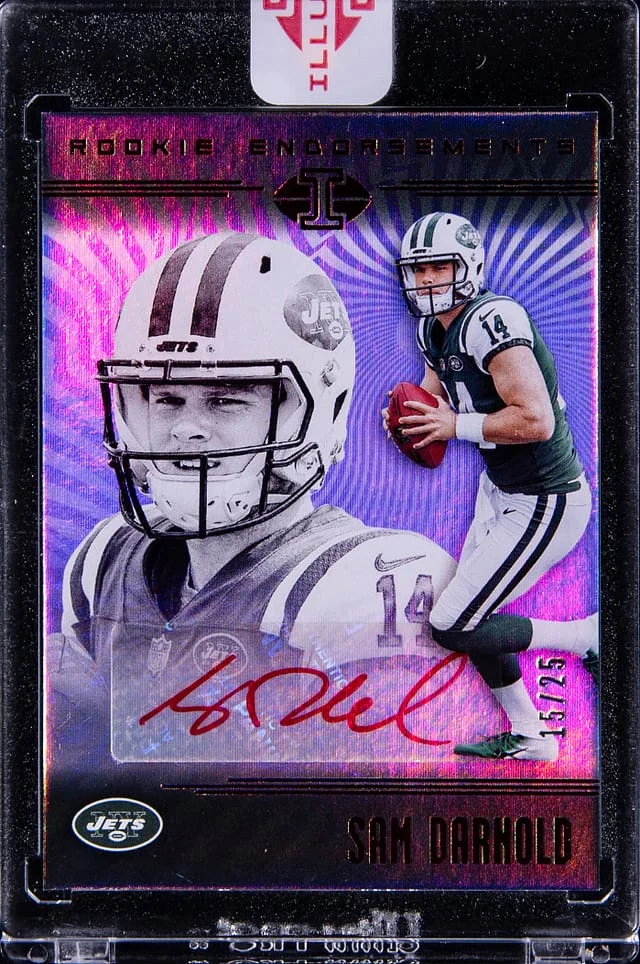 2018 Panini Illusions Sam Darnold Endorsements #RE-SD card image
