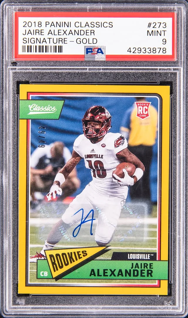 2018 Panini Jaire Alexander Classics Signature Gold #273 card image