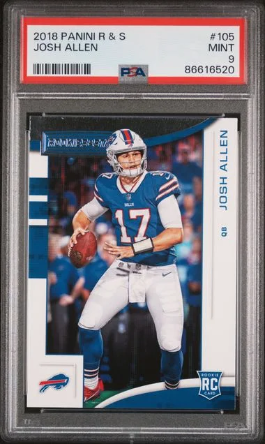 2018 Panini Josh Allen Phoenix Red #105 card image