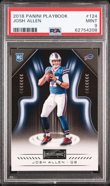 2018 Panini Josh Allen Playbook #124 card image