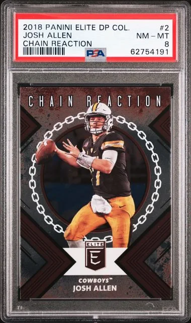 2018 Panini Josh Allen Draft Picks Collegiate Chain Reaction #2 card image
