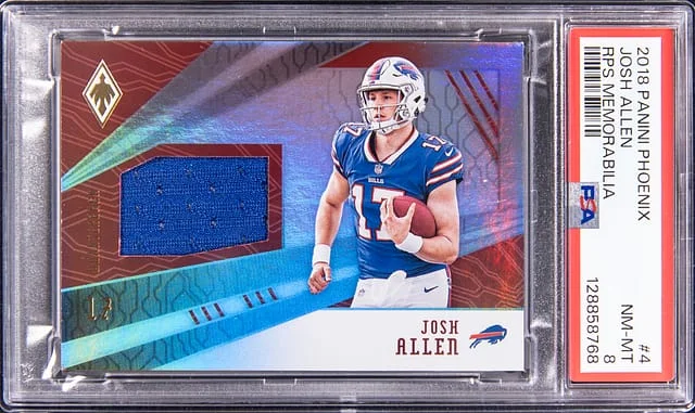 2018 Panini Josh Allen Phoenix Patches Jumbo Memorabilia #4 card image
