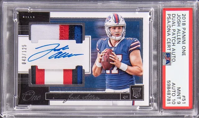 2018 Panini Josh Allen One #51 card image