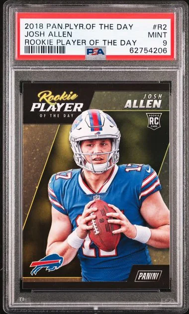 2018 Panini Josh Allen Player Of The Day Player Of The Day #R2 card image