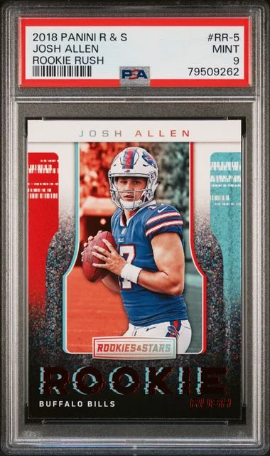 2018 Panini Josh Allen Rookies & Stars Rush #Rr-5 card image