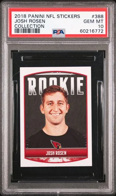 2018 Panini Josh Rosen NFL Stickers Collection #388 card image