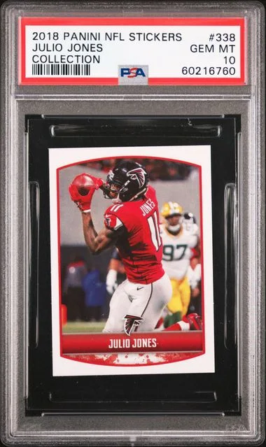 2018 Panini Julio Jones NFL Stickers Collection #338 card image