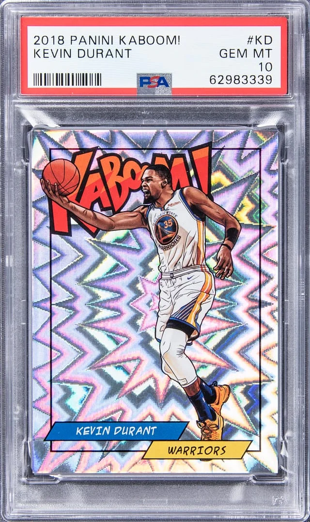 2018 Panini Kevin Durant Kaboom! #KD card image