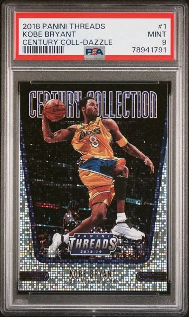 2018 Panini Kobe Bryant Threads Century Collection Dazzle #1 card image