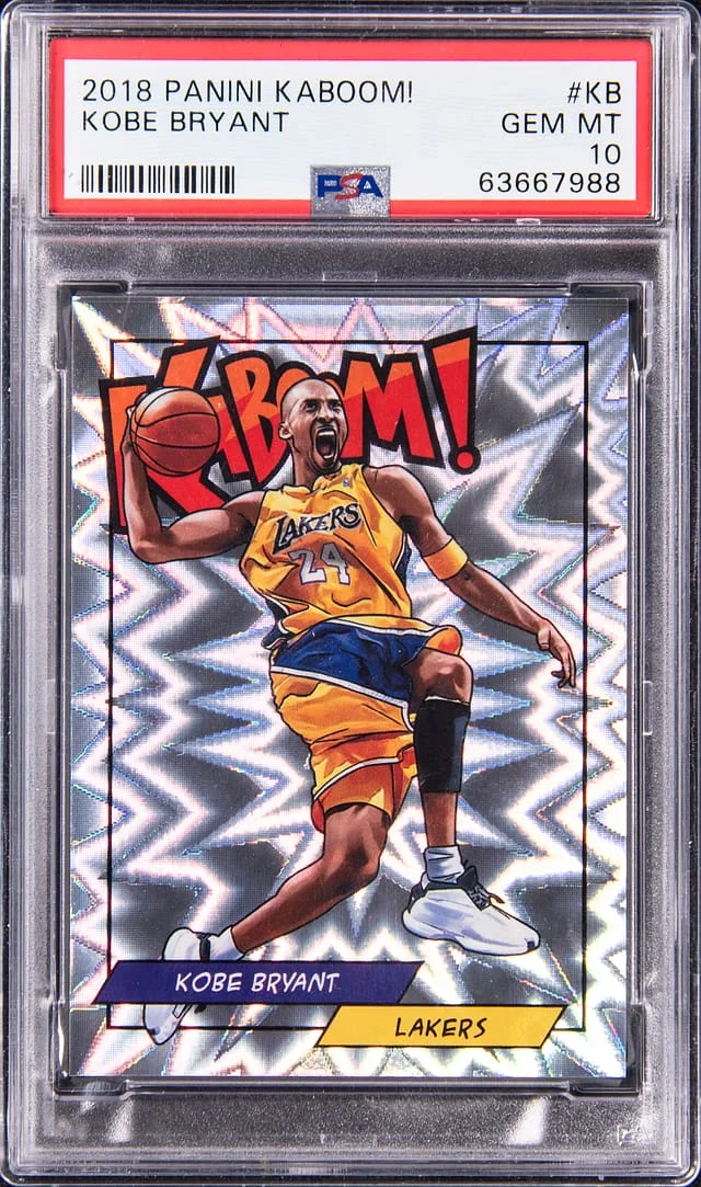 2018 Panini Kobe Bryant Kaboom! #KB card image