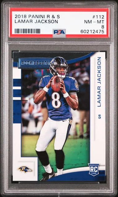 2018 Panini Lamar Jackson Rookies & Stars #112 card image