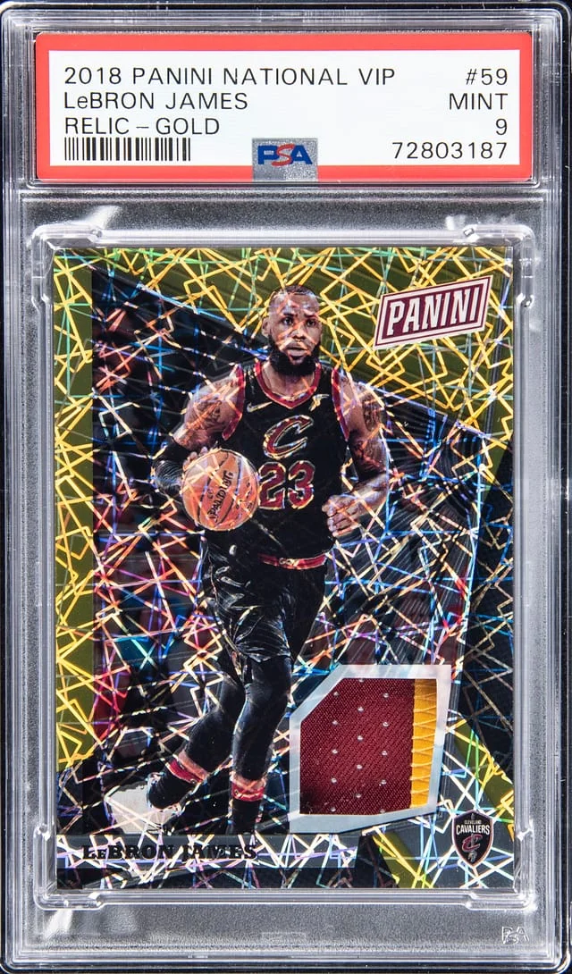 2018 Panini LeBron James National VIP Relic #59 card image