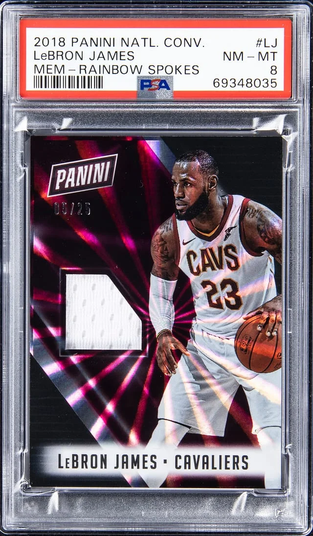 2018 Panini LeBron James National Convention Memorabilia Pyramids #LJ card image