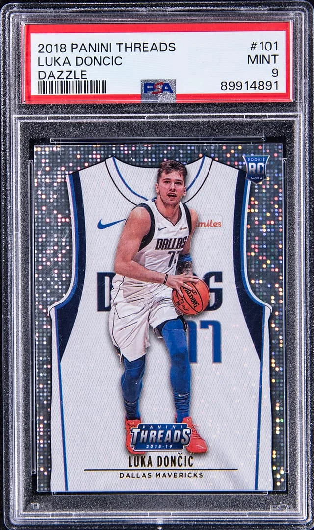 2018 Panini Luka Doncic Threads Dazzle #101 card image