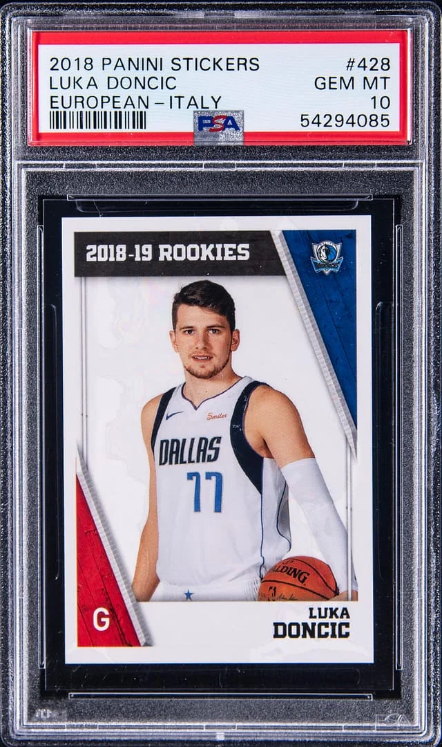 2018 Panini Luka Doncic Stickers European Italy #428 card image