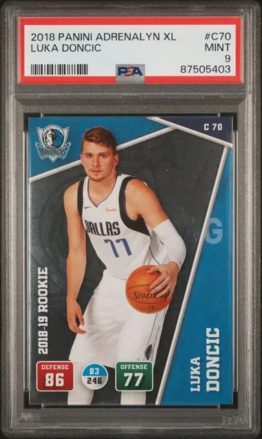 2018 Panini Luka Doncic Adrenalyn Xl #C70 card image