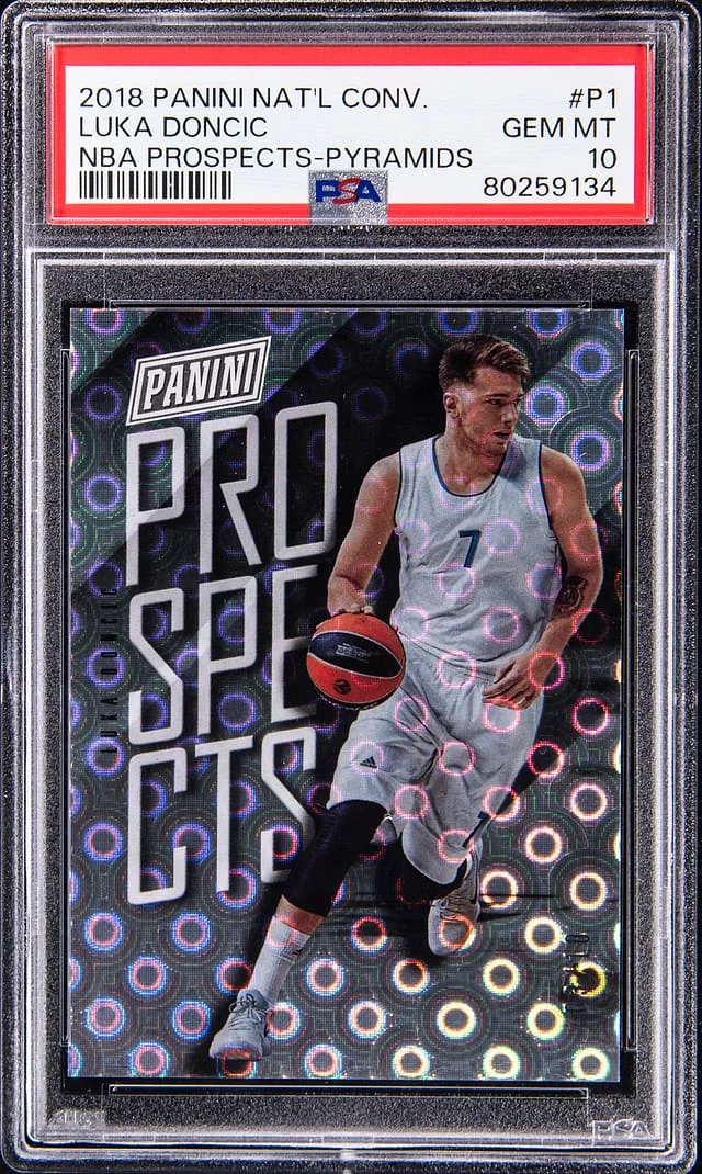 2018 Panini Luka Doncic The National NBA Prospects Pyramids #P1 card image