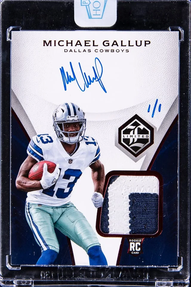 2018 Panini Michael Gallup Limited 2022 Panini Honors Recollection #117 card image
