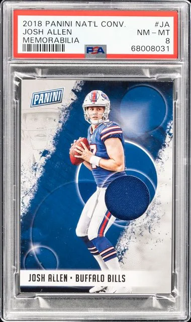 2018 Panini National Convention Memorabilia Ja Josh Allen #no-number card image