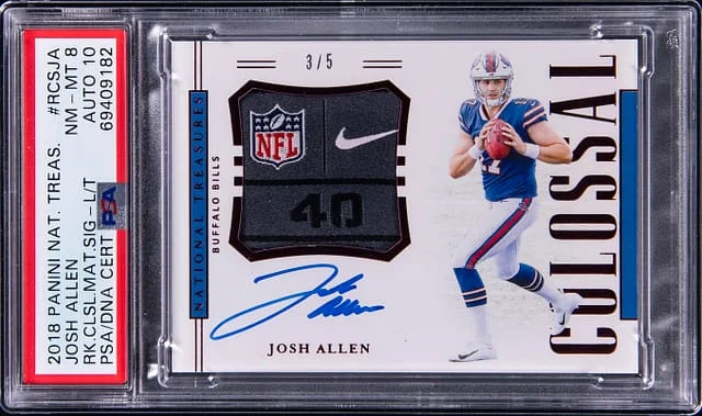 2018 Panini National Treasures Colossal Material Signatures Laundry #no-number card image