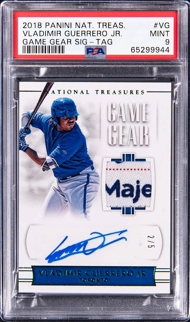 2018 Panini National Treasures Game Gear #no-number card image