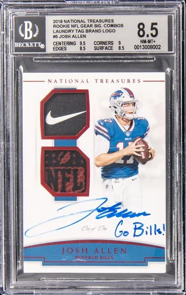 2018 Panini National Treasures NFL Gear #no-number card image