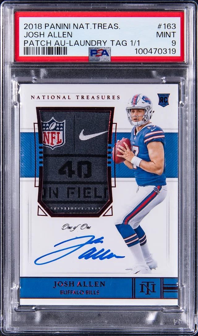 2018 Panini National Treasures Patch #no-number card image