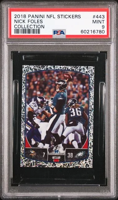 2018 Panini Nick Foles NFL Stickers Collection #443 card image